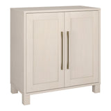 Hailey Home Chabot Alder White 2-Shelf Office Cabinet