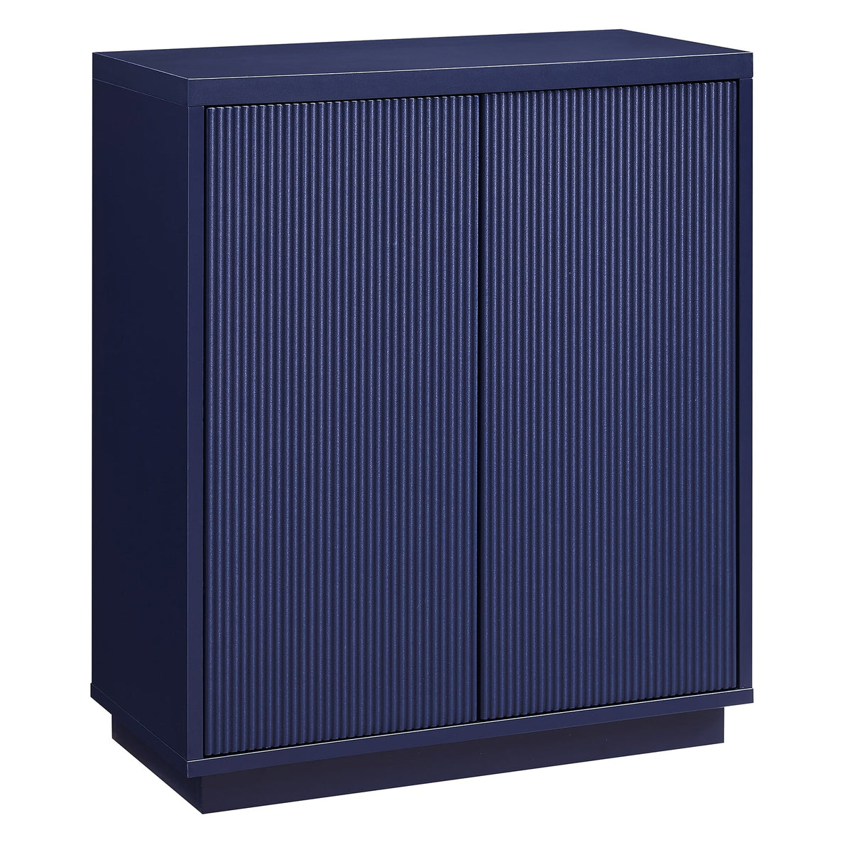 Hailey Home Alston Dark Blue 2-Shelf Office Cabinet