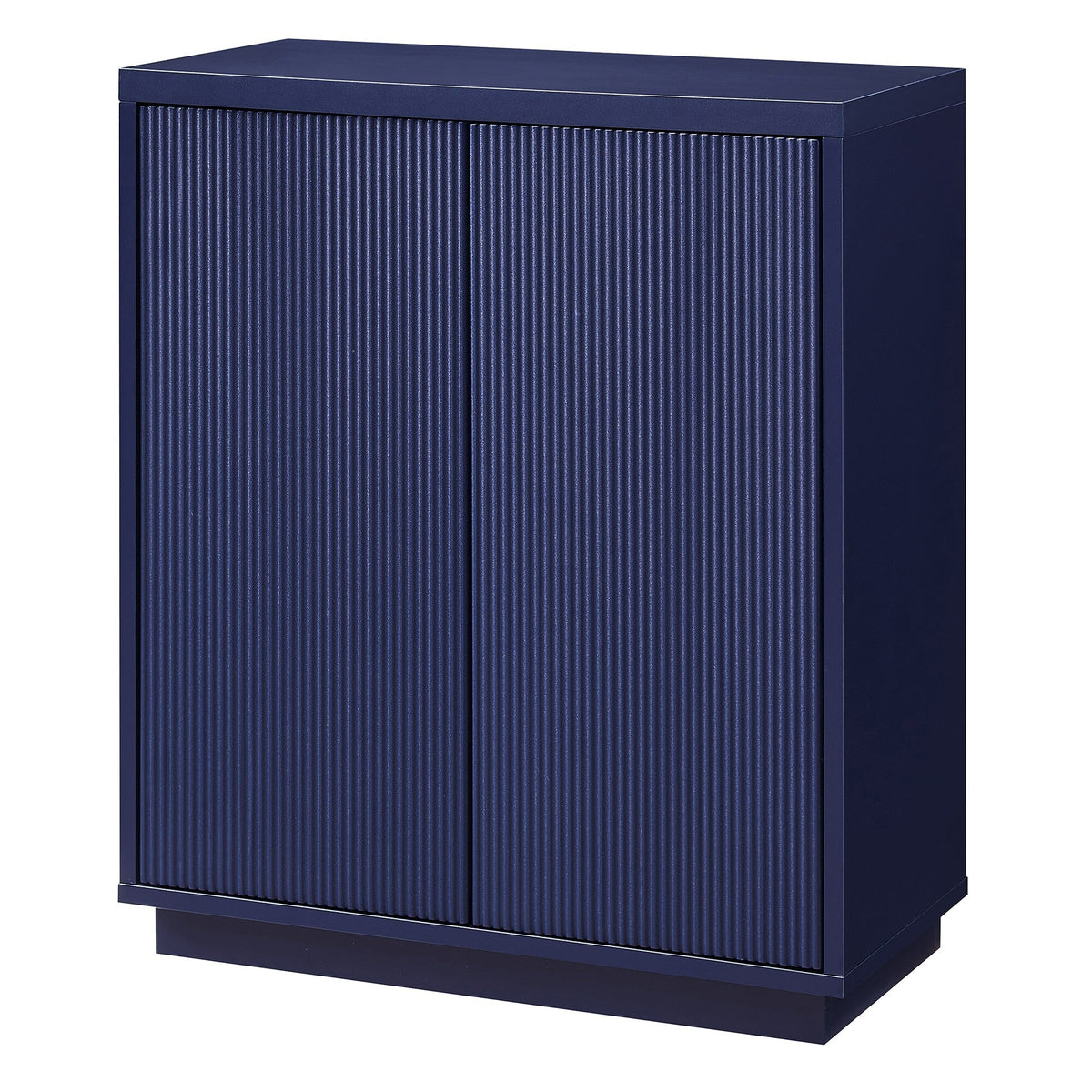 Hailey Home Alston Dark Blue 2-Shelf Office Cabinet