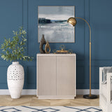 Hailey Home Alston Alder White 2-Shelf Office Cabinet