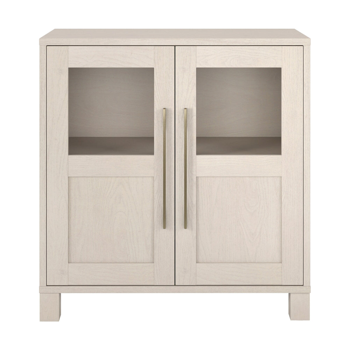 Hailey Home Holbrook Alder White 2-Shelf Office Cabinet