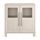 Hailey Home Holbrook Alder White 2-Shelf Office Cabinet