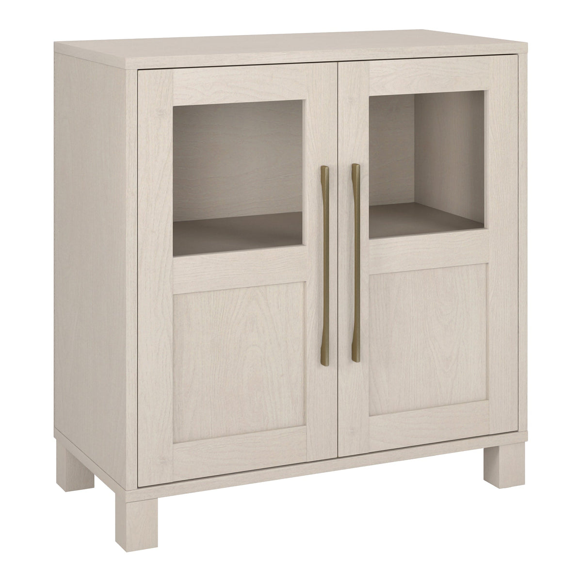 Hailey Home Holbrook Alder White 2-Shelf Office Cabinet
