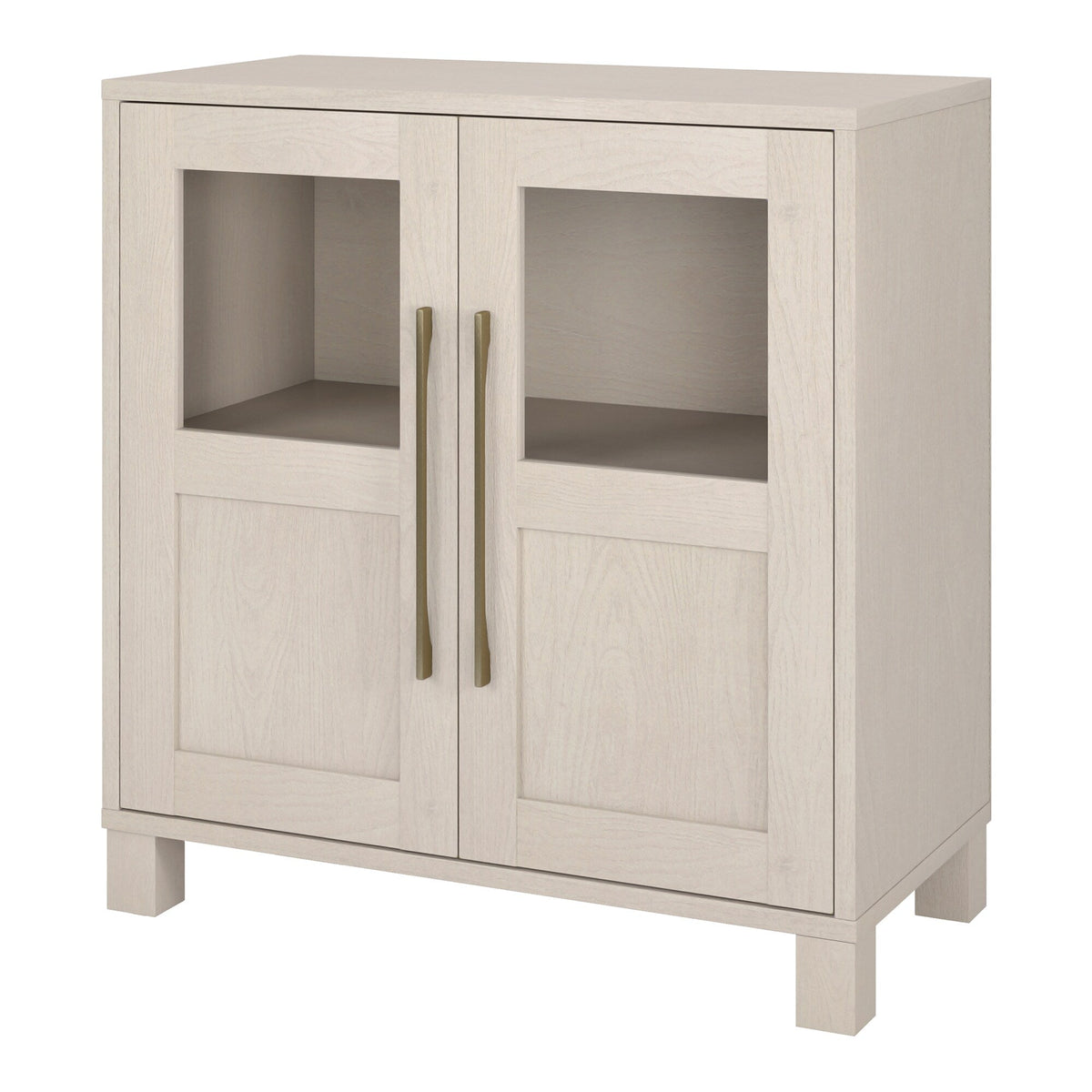 Hailey Home Holbrook Alder White 2-Shelf Office Cabinet