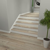 CALI Vinyl Pro with Mute Step 2.06-in x 72-in Natural Elm Prefinished Stair Nosing