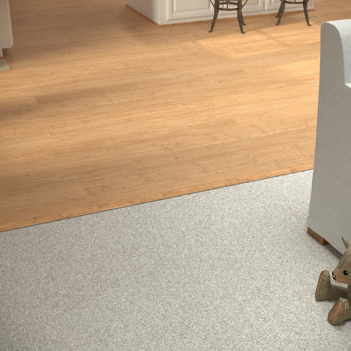 CALI Mocha 0.63-in T x 2-in W x 72-in L Solid Wood Floor T-moulding