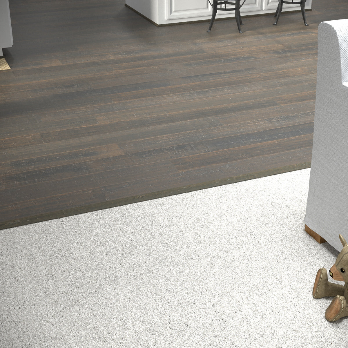 CALI Vintage Port 0.63-in T x 2-in W x 72-in L Solid Wood Floor T-Moulding