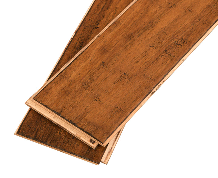 Cali Bamboo Fossilized 5.31-in Antique Java Bamboo Handscraped Engineered Hardwood Flooring (21.5-sq ft)