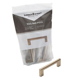 Vail 4 in. Satin Brass Drawer Pull (10-Pack)