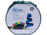 GE StayBright 250-Count 51.8-ft Multicolor LED Plug-In Christmas String Lights