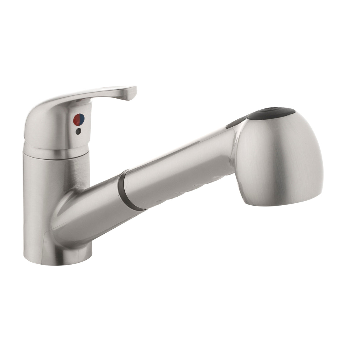 Project Source Stainless Steel Utility Faucet with Pulldown Sprayer