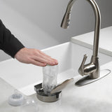 Project Source Stainless Steel Touchless Deck-mount Utility Faucet