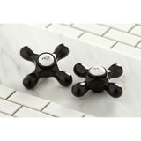Elements of Design Oil-Rubbed Bronze 2-Handle Deck-Mount Bridge Kitchen Faucet