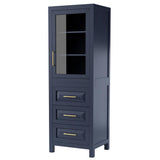 Daria 24 in. W x 71-1/4 in. H x 20 in. D Bathroom Linen Storage Tower Cabinet in White - Super Arbor