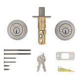 Kwikset 665 Series Double Cylinder Deadbolt – Antique Brass