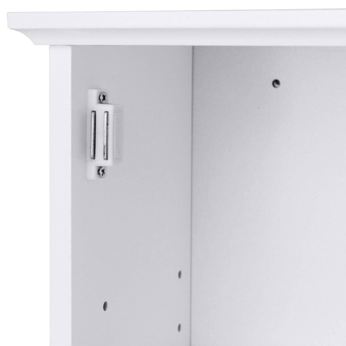 Forclover CH Medicine Cabinets 14-in x 20-in x 7-in White Bathroom Wall Cabinet