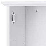 Forclover CH Medicine Cabinets 14-in x 20-in x 7-in White Bathroom Wall Cabinet