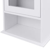Forclover CH Medicine Cabinets 14-in x 20-in x 7-in White Bathroom Wall Cabinet
