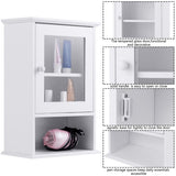 Forclover CH Medicine Cabinets 14-in x 20-in x 7-in White Bathroom Wall Cabinet
