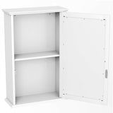 Forclover Bathroom Wall Cabinet with Single Mirror Door