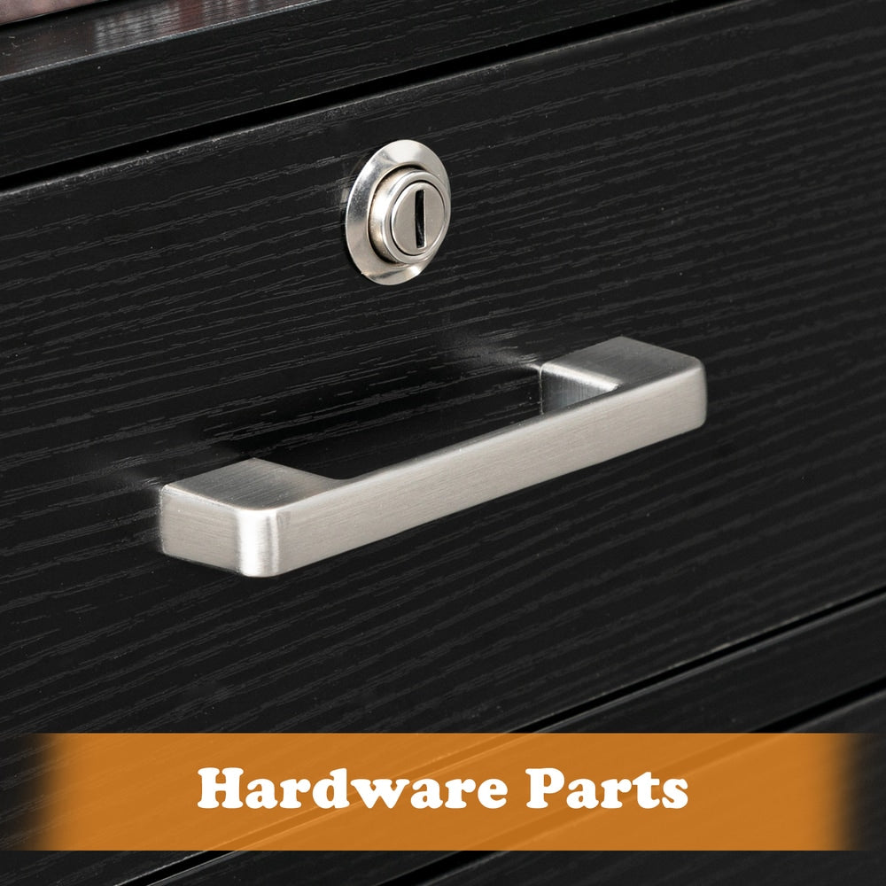 Winado Black 4-Drawer 40.95-in File Cabinet