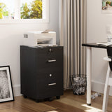 Winado Black 2-Drawer 15.75-in File Cabinet