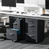 Winado Black 2-Drawer 15.75-in File Cabinet