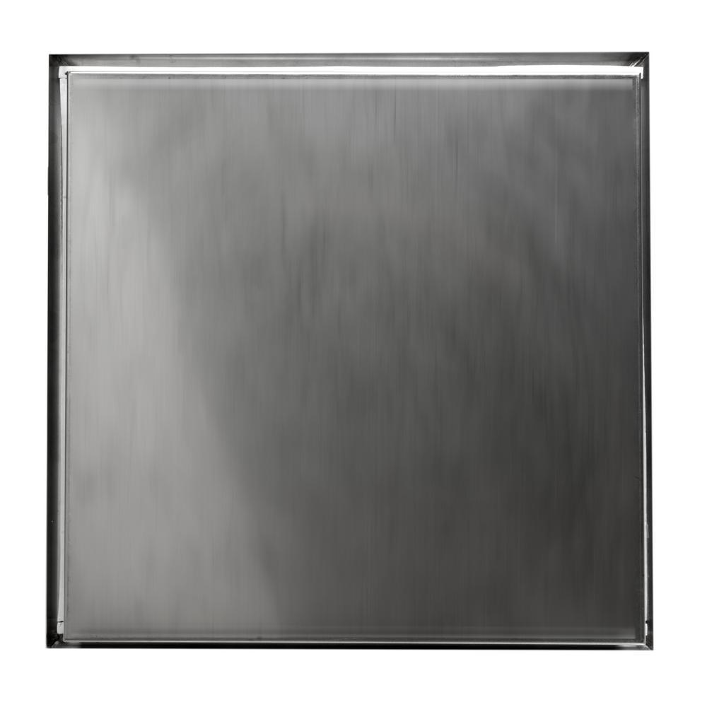 16 in. x 16 in. x 4 in. Niche in Polished Stainless Steel - Super Arbor
