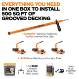 CAMO Deck in a Box 1.75-in 316 Stainless Steel Hidden Deck Fastener 500-sq ft (925-Pack)