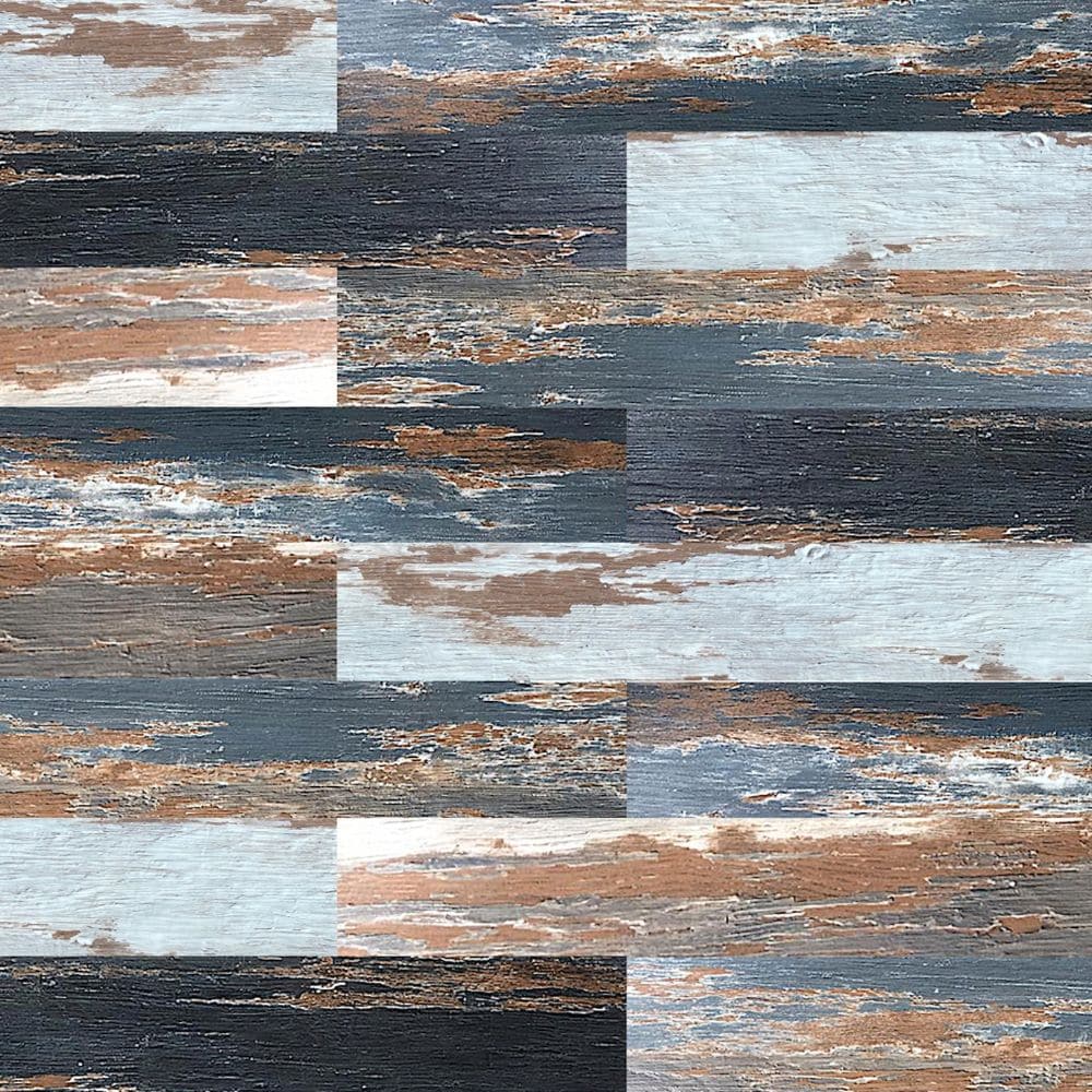 Deco Products HYDROSTOP Old Navy Ocean 7.1-in x 48-in, 5.2-mm Waterproof Interlocking Luxury Vinyl Plank Flooring, 20-mil Wear Layer (23.64-sq ft/Carton)