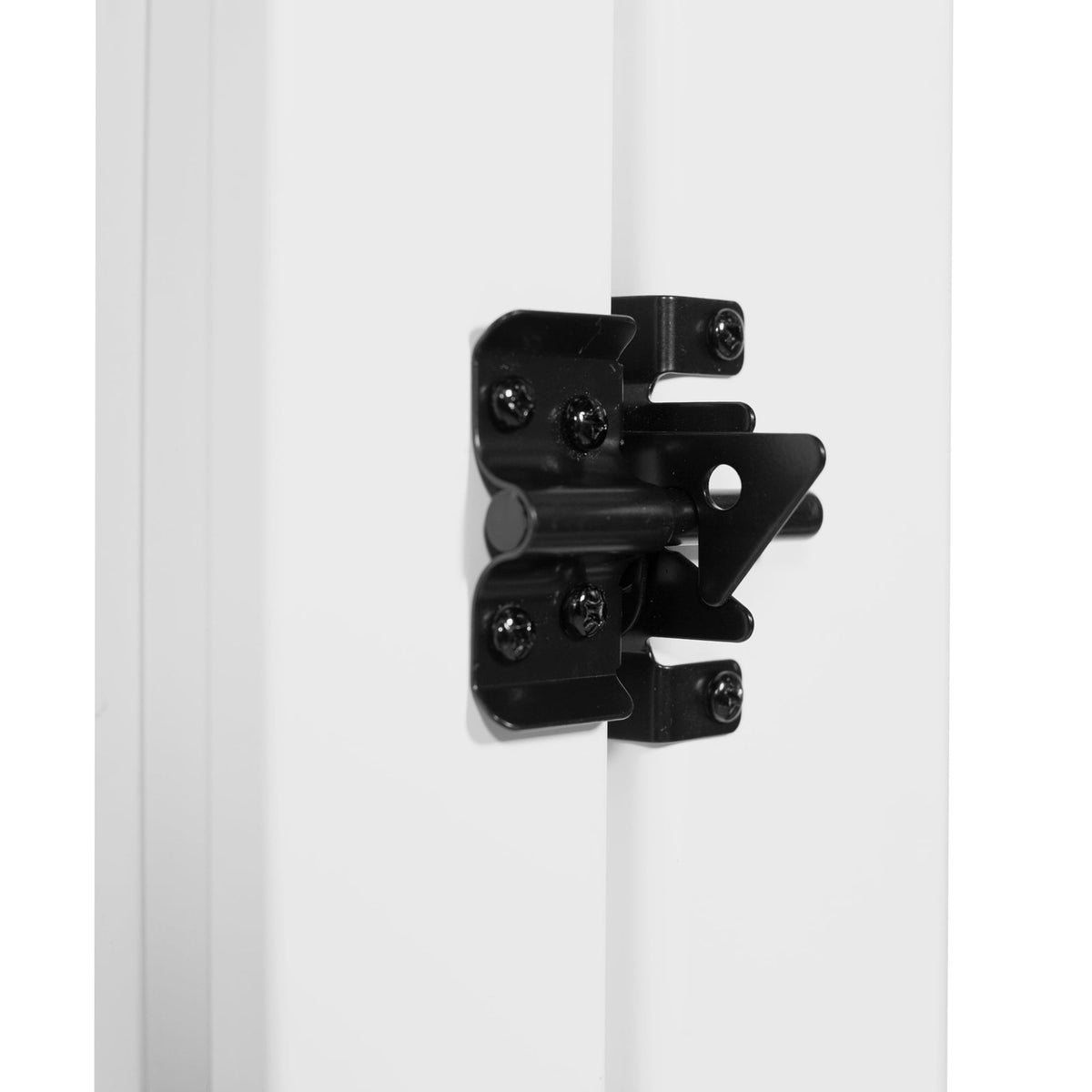 Outdoor Essentials PicketLock 3-ft H x 3.5-ft W White Vinyl Stockade Fence Gate Kit (Unassembled)