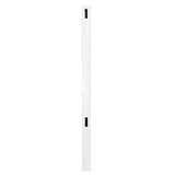 Outdoor Essentials Woodbridge 6-ft H x 5-in W White Vinyl End Fence Post (Assembled)