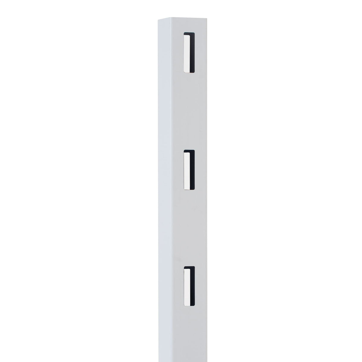 Outdoor Essentials Ranch 3-Rail 7-ft H x 5-in W White Vinyl Line Fence Post (Unassembled)