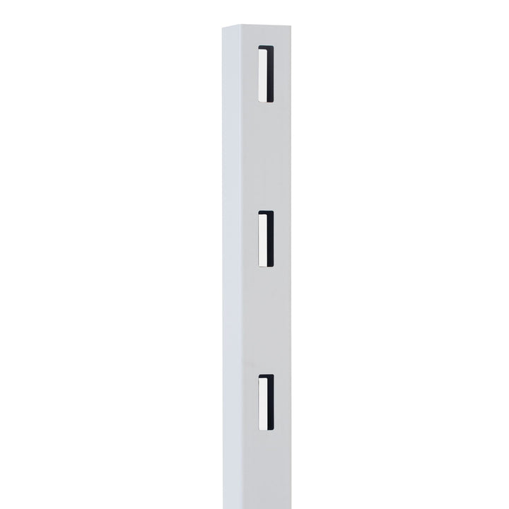 Outdoor Essentials Ranch 3-Rail 7-ft H x 5-in W White Vinyl Line Fence Post (Unassembled)