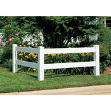 Outdoor Essentials Ranch 2-Rail 5-ft H x 5-in W White Vinyl Line Fence Post (Unassembled)