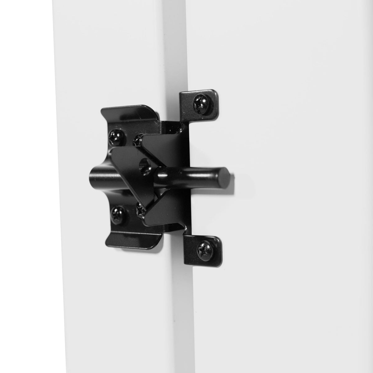 Outdoor Essentials Yorktown 4-ft H x 3.5-ft W White Vinyl Dog Ear Fence Gate Kit (Unassembled)