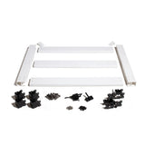 Outdoor Essentials 3-ft H x 5-ft W White Vinyl Fence Gate (Unassembled)