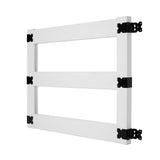 Outdoor Essentials 3-ft H x 5-ft W White Vinyl Fence Gate (Unassembled)