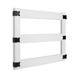 Outdoor Essentials 3-ft H x 5-ft W White Vinyl Fence Gate (Unassembled)