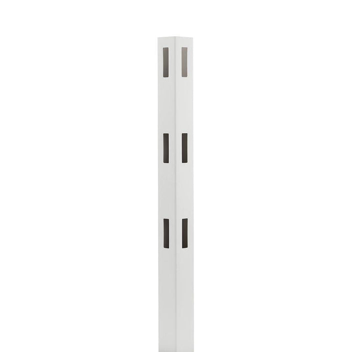 Outdoor Essentials Ranch 3-Rail 7-ft H x 5-in W White Vinyl Corner Fence Post (Unassembled)