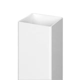 Outdoor Essentials PicketLock 6-ft H x 4-in W White Vinyl Blank Fence Post (Unassembled)