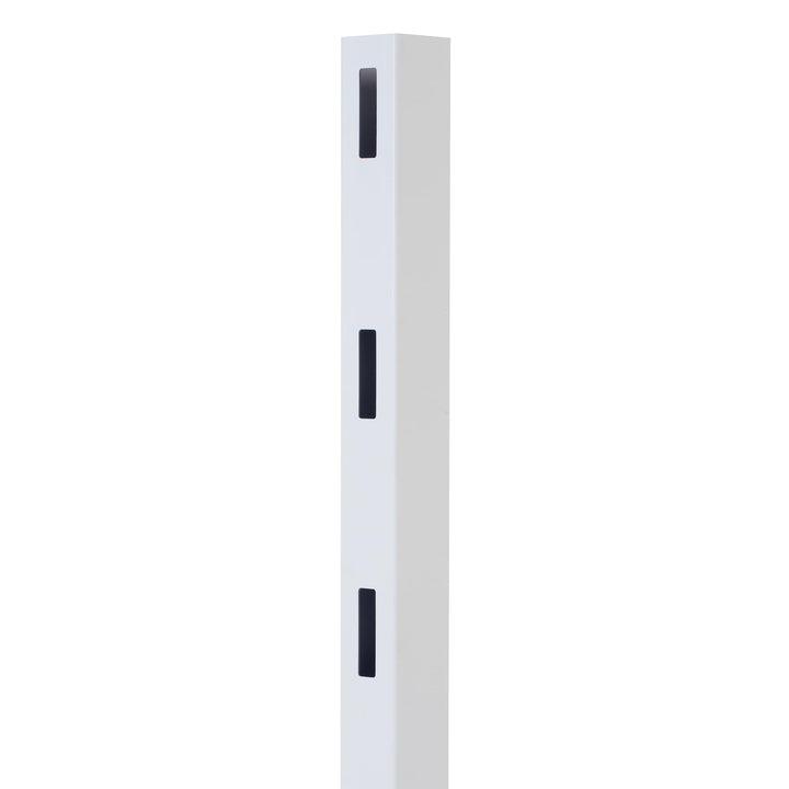 Outdoor Essentials Ranch 3-Rail 7-ft H x 5-in W White Vinyl End Fence Post (Unassembled)
