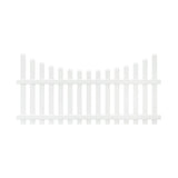 Outdoor Essentials Yorktown 4-ft H x 8-ft W White Vinyl Dog Ear Fence Panel (Unassembled)