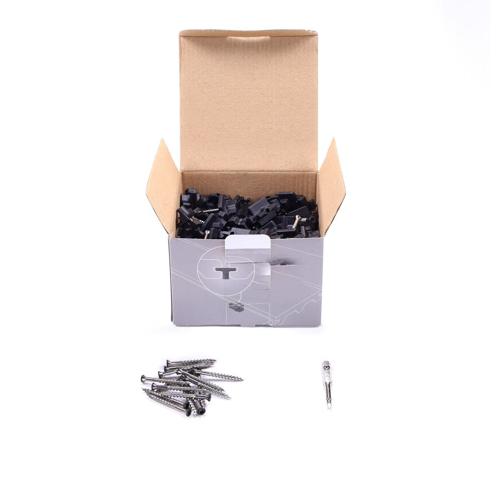 Deckorators Stowaway 1.266-in Black Hidden Deck Fastener 300-sq ft (525-Pack)