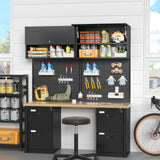 LTMATE 31.5-in W x 19.7-in H Steel Black Wall-mount Utility Storage Cabinet