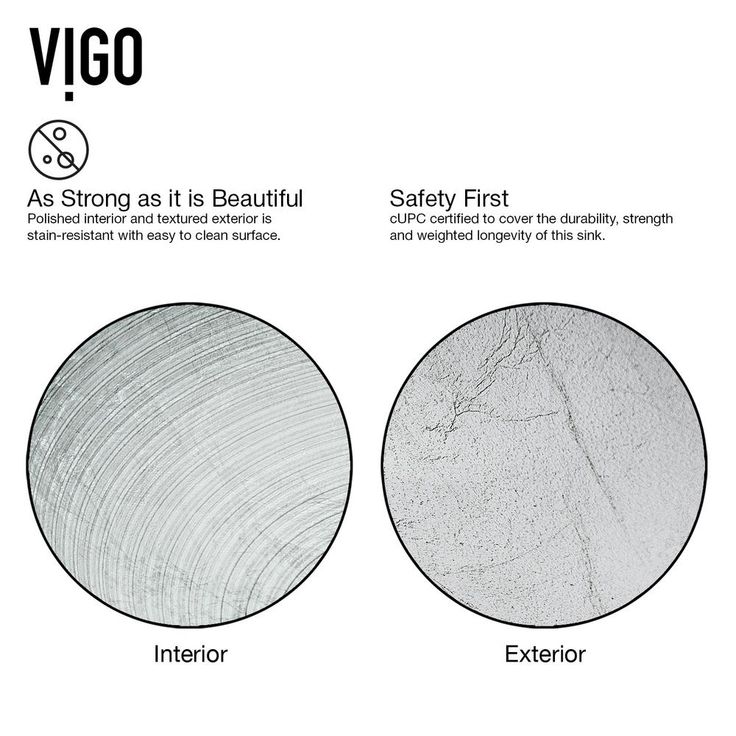 VIGO Handmade Glass Round Vessel Bathroom Sink in Simply Silver