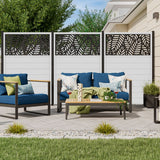 Freedom 6-ft H x 4-ft W White Vinyl Flat-top Fence Panel (Assembled)