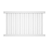 Outdoor Essentials Evanston 4-ft H x 6-ft W White Vinyl Flat-top Fence Panel (Unassembled)