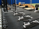 Courage GymFloor 48-in W x 600-in L x 0.315-in T Rubber Gym Floor Roll (200-sq ft)