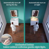ExBrite Ethos 60-in x 32-in Lighted LED Fog Free Surface/Recessed Mount Silver Mirrored Soft Close Medicine Cabinet with Outlet